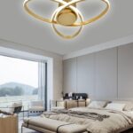 Lustra Cu telecomanda, Gold, 78w