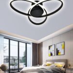 Lustra Cu telecomanda, Negru, 78w