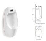 Pisoar Suspendat cu Senzor, din Ceramică, Alb – 330×290×680 mm - imagine 2