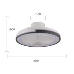 Ventilator de Plafon LED cu Telecomandă - imagine 4