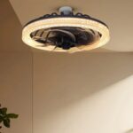 Ventilator de Plafon cu LED Compact și Elegant - imagine 2