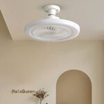 Lustra cu ventilator,Alb - imagine 3