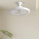 Lustra cu ventilator,Alb - imagine 2