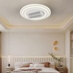 Lustra LED cu ventilator, 6 Trepte de Viteză, Telecomandă, Functionare Silentioasa