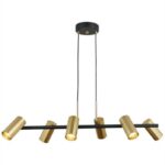 Lustra Cu Spoturi, 6×5w, Gold