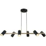 Lustra Cu Spoturi, 6×5w, NEGRU