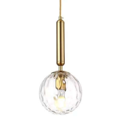 Lustră Elegantă Stil Pendul, E27, GOLD
