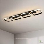 Lustră LED cu Telecomandă, Putere 128W, Iluminare Modernă și Complet Personalizabilă