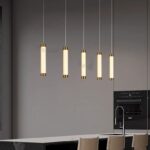 Lustră LED cu Telecomandă – 50W, 3 Tonuri de Lumină, 800×H1000 mm