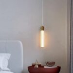 Pendul LED cu Lumină Reglabilă, Gold – 10W, 3 Tonuri de Culoare, 100×H1000 mm