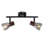 Lustră cu 2 Socluri E14 – Design Compact și Modern, 300×70×130 mm