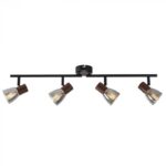 Lustră cu 4 Socluri E14 – Design Modern și Versatil, 660×70×130 mm