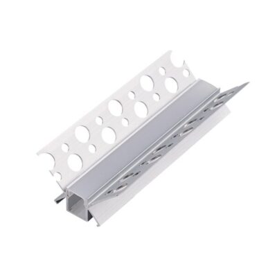 Profil LED Încăstrat – Colț Interior, Aluminiu, Lungime 2 m 