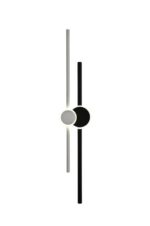 Aplica LED R9122-800 – 37 W, finisaj neutru negru & alb, cu 3 temperaturi de lumină - imagine 3