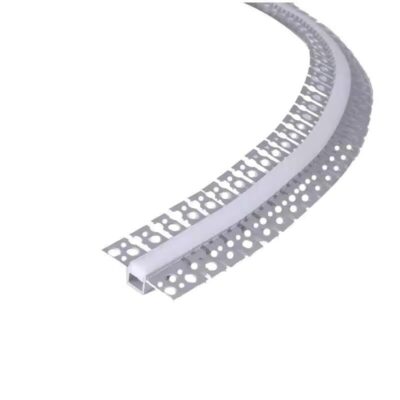 Profil LED Încăstrat – Finisaj Glet Flexibil, 3 m × 1,5 cm