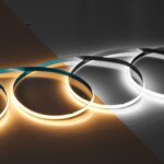 Bandă LED COB – 11 W/m, Lumină Caldă 3000 K, 5 m – 24 V 💡