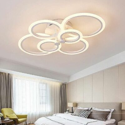 Lustra LED Eclipse – 148W, cu telecomanda, 13.000 lumeni, 3 temperaturi de culoare
