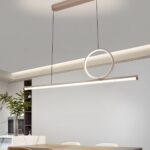Lustra LED model 5142 – 128W, telecomanda, inaltime reglabila