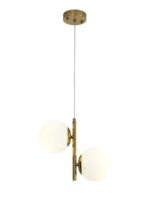 Lustra N6804-2 abajururi elegante, finisaj GOLD - imagine 3