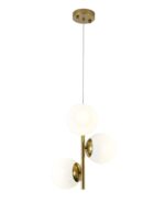Lustra N6804-3 abajururi elegante, finisaj GOLD - imagine 2