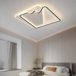 Lustra LED G3943 BK – 160W, cu telecomanda,  3 temperaturi de culoare