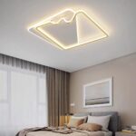 Lustra LED G3943 GD – 160W, cu telecomanda, 3 temperaturi de culoare