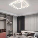 Lustra LED G3943 WH – 160W, cu telecomanda, ~14.400 lumeni, 3 temperaturi de culoare