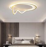 Lustra LED G3942 GD – 138W, cu telecomanda, 3 temperaturi de culoare