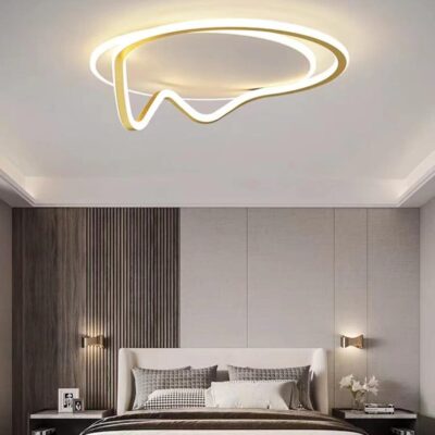 Lustra LED G3942 GD – 138W, cu telecomanda, 3 temperaturi de culoare