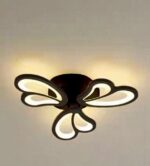 Lustra LED G3314-3 BK – 98W, cu telecomanda, 3 temperaturi de culoare