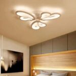 Lustra LED G3314-3 WH – 98W, cu telecomanda, 3 temperaturi de culoare