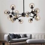 Lustra DX219-12 – 12 surse de lumină, soclu E27, design impunător