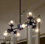 Lustra DX219-8 – 8 surse de lumină, soclu E27, design elegant