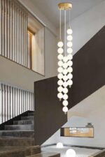 Lustra LED G3871-27 – 84W, cu 27 globuri, 3 temperaturi de culoare 💫