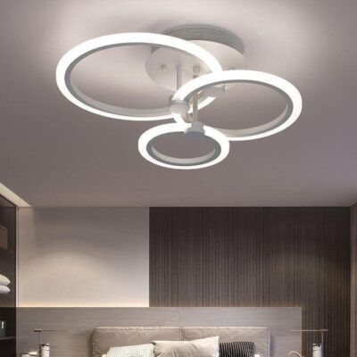 Lustra LED Eclipse – 66W, cu telecomanda, 3 temperaturi de culoare