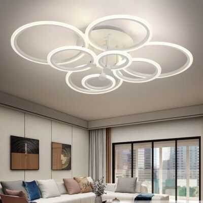 Lustra LED Eclipse – 208W, cu telecomanda, dimabila