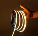 Bandă LED COB – 11 W/m, Lumină Caldă 3000 K, 5 m – 24 V 💡 - imagine 3
