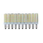 Set 10 × Becuri LED E14 – 12 W, Lumină Caldă 3000 K, 220 V 💡