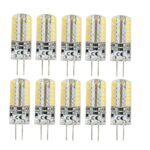 Set de 10 Becuri LED G4 – 3 W, lumină rece 6000 K, 12 V