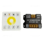 Controler Bandă LED CCT – 12–24 V, 3 Culori, cu Telecomandă 💡 - imagine 3
