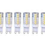 Set 10 × Becuri LED G9 – 5 W, lumină rece 6000 K, 220 V