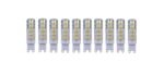 Set 10 x Becuri LED G9 – 9W, Lumină Caldă 6000K, 220V 💡