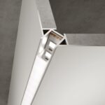 Profil LED Încastrat pentru Colț Exterior – Aluminiu, 2 m - imagine 4