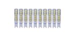 Set 10 × Becuri LED G9 – 12 W, Lumină Caldă 3000 K, 220 V 💡