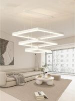 💡 Pendul LED 9510/3 – Stil Minimalist cu Funcții Smart și Finisaj Alb - imagine 2