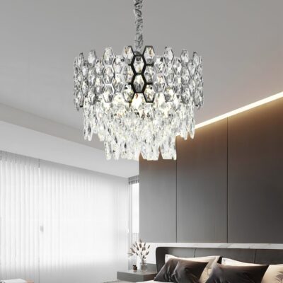 💎 Candelabru Elegant 75003/400 – Cristal Strălucitor și Accente Argintii