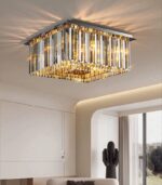 Candelabru Model H98348 – 6 socluri E14, finisaj crom și cristale luminoase 💫 - imagine 2