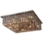 Candelabru Model H98348-800 (800 x 600 mm) – 18 socluri E14, finisaj cromat, cristale elegante 💫 - imagine 3