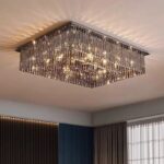 Candelabru Model H98348-800 (800 x 600 mm) – 18 socluri E14, finisaj cromat, cristale elegante 💫