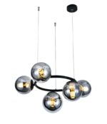 💡 Pendul Modern N6805/5 – Eleganță Industrială cu 5 Abajururi - imagine 3
